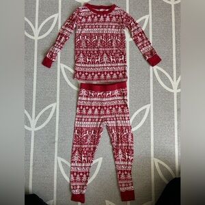 Little Sleepies Holiday Fair Isle Kids Pajama Set